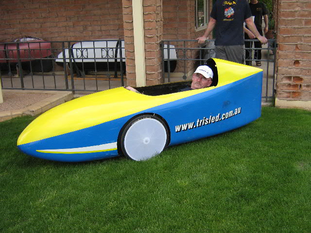 Dave in his faired trike